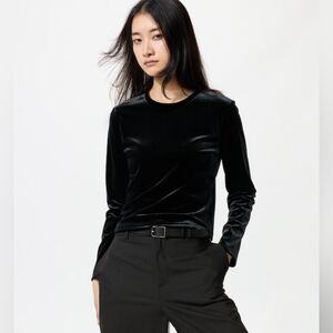 POORBOY BLACK VELVET TOP!